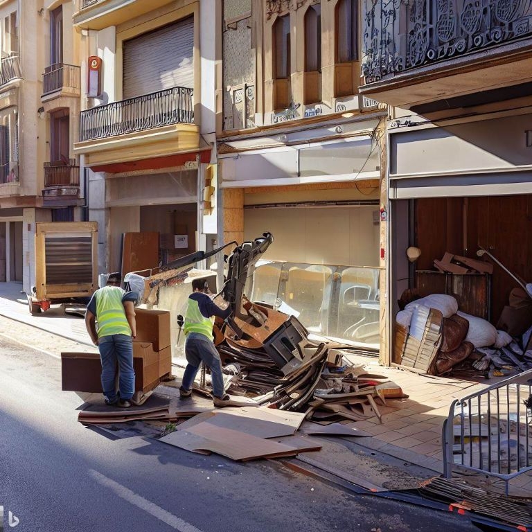 Vaciado de locales comerciales en Sant Joan de Vilatorrada