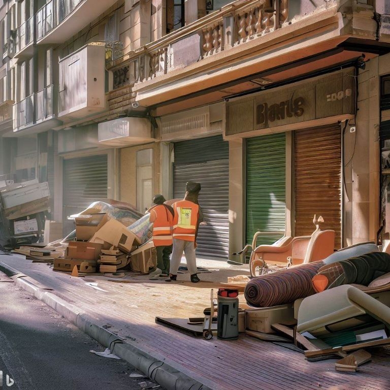 Vaciado de locales comerciales en Roquetes