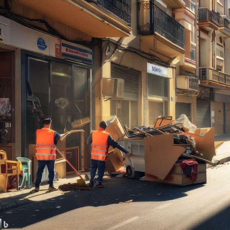 Vaciado de locales comerciales en El Masnou