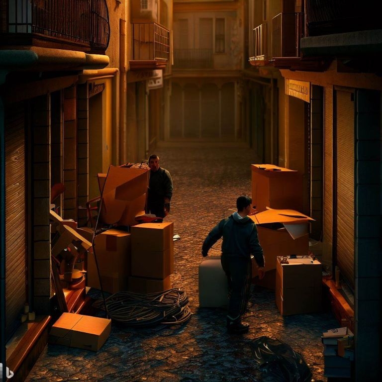 Vaciado de locales comerciales en Santa Coloma de Gramenet